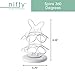 Nifty Easter Egg Carousel - White Powder Coat Finish, Spins 360-Degrees, Kitchen Centerpiece Display Stand, Decorative Egg Holder, Lazy Susan Platform