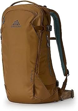 Gregory Verte 18L Unisex Skiing & Snowboarding Backpack, Carry Skis, Snowboard, Insulated Hydration Sleevee For Water Bladders (Reservoir Not Included), Small/Medium, Coyote Midnight