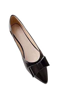 Buy Forevercollections Women Flat Belly Shoes Comfortable Slip On Pointed  Toe Girls Ballet Flats or Bellies(FECLB_3-3,Size-3,Black) at Amazon.in