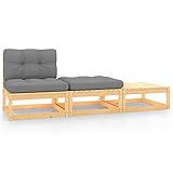 Este juego de muebles de jardín es una excelente opción para relajarte y disfrutar del buen tiempo, echar una siesta o charlar con tu familia o amigos.