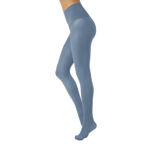Image of CALZITALY Seamless Tights, 50 DEN High-Waist Pantyhose with no seams, Multi Color Opaque Tights - S, XXL, Italian Hosiery