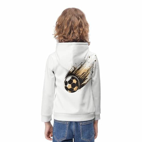 Pull à capuche football enfant pour rester au chaud avec style
