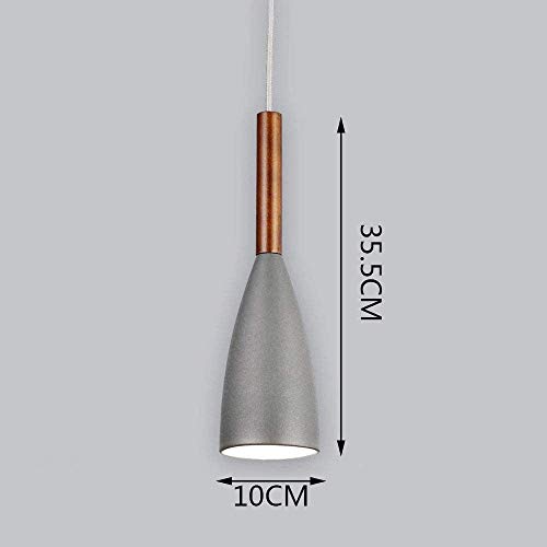 Hobaca E27 Grigio Legna Moderno nordico Lampada a