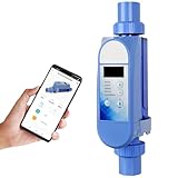 Sistema automático de clorador de piscina autoadaptable, generador de cloro inteligente para piscinas, nivel de sal de 2700-4500 ppm