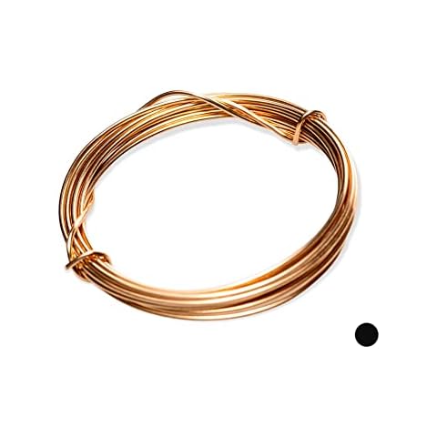 16 Gauge, Bronze Wire CDA #521 Alloy Jewelry Grade Dead Soft (Round) Made in USA - 25FT by CRAFT WIRE Cover