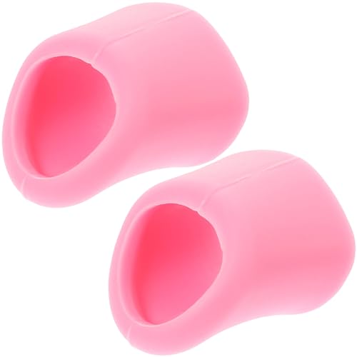 Pretyzoom Rosa Silikon Teekannen Tropfenfänger 2er-Set