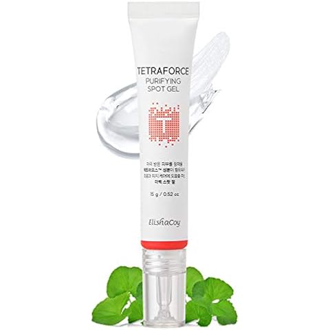 ELISHACOY TETRAFORCE Purifying Spot Gel 15g (0.5 fl.oz) - Sebum Control & Pore Care Serum for Oily Acne Prone Skin, Redness Relief for Irritated Skin, Tea Tree & Centella Asiatica Contained Cover