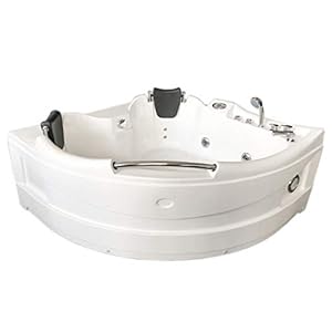 Nieuw bubbelbad Ginevra model voor 2 personen meet 150 x 150cm wit badkuip