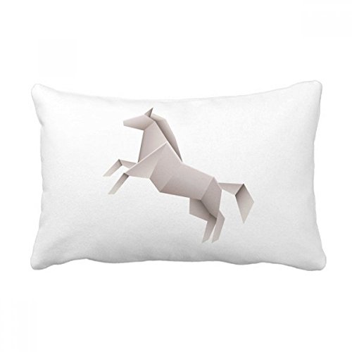 Coussin de décoration origami abstrait multicolore aux finitions soignées - 2
