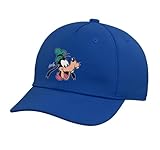 Disney Goofy Big Face Retro Character Trip Matching Adjustable Printed Baseball Hat, Royal Blue