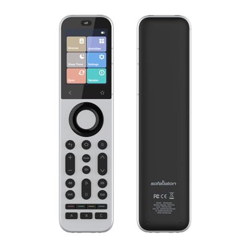 Image of SofaBaton X2 Universal Remote Control,Touchscreen, No Hub&Dock,Only One X2 Remote,2.4G WiFi, Bluetooth, IR, RF, All-in-One Smart Remote with Customize Activities,Numeric Keypad,Sleep Timer