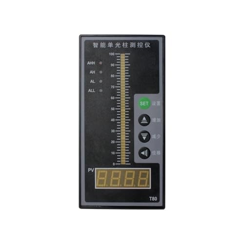 Transmisor de nivel de agua 4-20mA indicador programable y sensor con LED 5