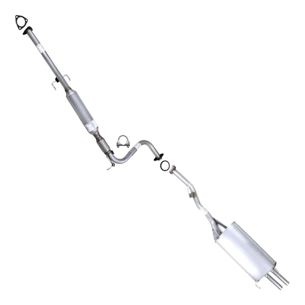 Exhaust Resonator Pipe & Muffler Compatible for 1994-1997 Honda Accord 2.2L | Stainless Steel | Northeastern Exhaust | Free Gaskets and Clamp Included