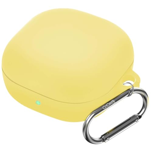 Image of Soft Silicone Case Cover for Samsung Galaxy Buds Core (Yellow)