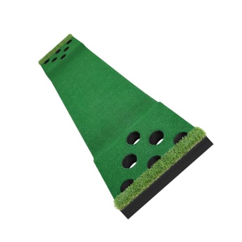 Toddmomy Golf Practice Swing Mat Indoor Putting Mats Ergonomic Design Multi-Hole Putting Pad for Accurate Shots