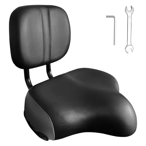 Aresvns Comfortable Leather City Bike Saddle Cover