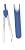 EKG ECG Caliper Electrocardiogram Divider - Blue