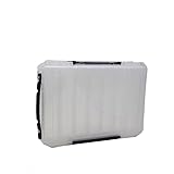 Bolsa multifuncional transparente para lulas e camarões com fivela - grande capacidade (branca)