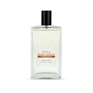Cremo Cologne for Men – Spice & Black Vanilla Mens Cologne Spray – An Explosion of Vibrant Spices, Dark Woods and Black Vanilla, Fragrances For Men, 3.4 Fl Oz