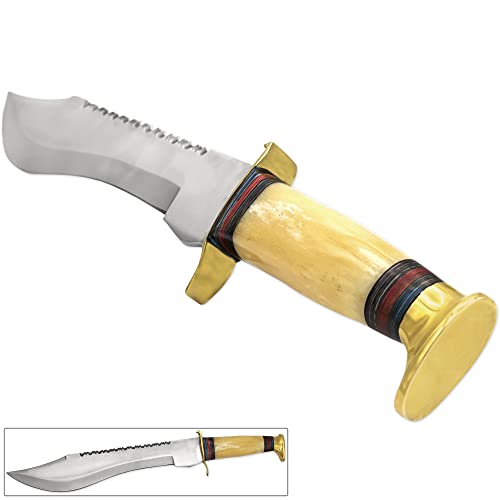 Armory Replicas Crocodile Hunter Stag Horn Big Sporting Knife #TOP3