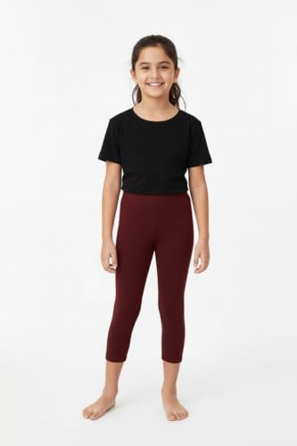 Image of CHARM N CHERISH Girls Cotton 3 /4th Leggings Pack of 1