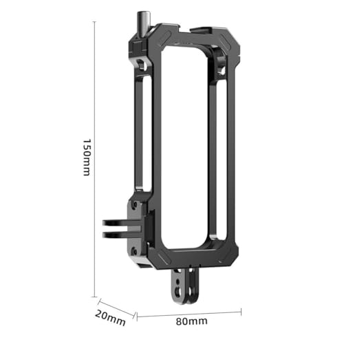 Image of DIGITEK Professional Cam Cage Insta X3 for Insta Series Cameras, Lightweight Aluminum Form-Fitted Cage with Quick Tripod Mounting