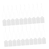 MOTHNUR Schmuck Preisschilder Anhänger Weiß Hängeetiketten Beschriftbar Preisetiketten für Schmuckwaren und Auszeichnung