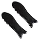 2er-Pack Gua Sha Büffelhorn Gua Sha Guasha Massagewerkzeug Brett Fischform