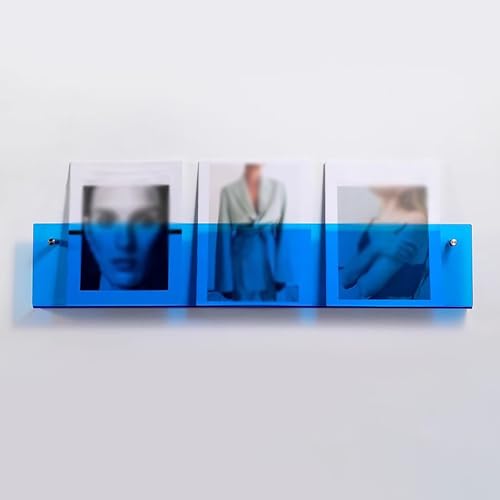 Étagère murale flottante en acrylique pour désencombrer les bureaux