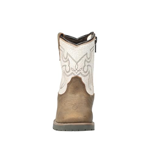 Image of Smoky Mountain Boots Toddlers' Autry Square Toe Leather Western Cowboy Boots