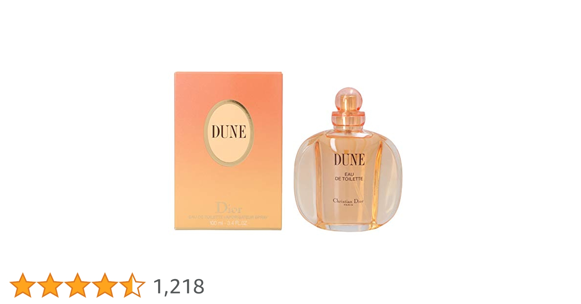 Christian Dior Women's Dune Eau de Toilette Natural Spray