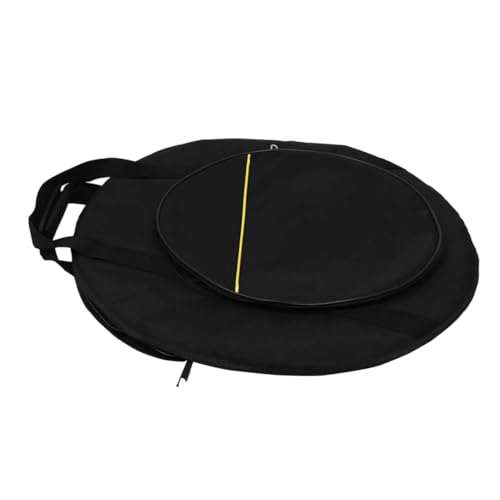 FUNOMOCYA Heavy Duty Cymbal Storage Bag Marching Cymbal Case Compatibility Side Accessory Pocket