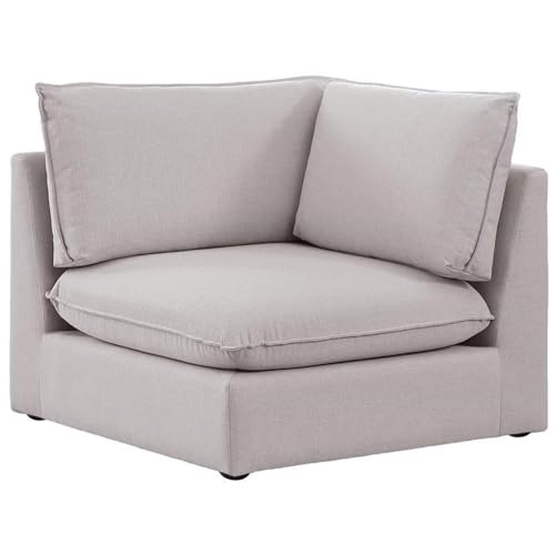 Sillón Modular Beige de Textil Durable miniatura 1
