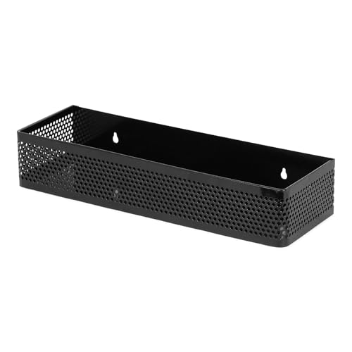 Image of SHIOK DECOR Long Metal Floating Wall Shelf Rack,for Decoration of Wall Living Room, Bedroom & Kitchen,Rack for Showpieces,Planter & Organizing Display Decorative Items Black - 2pcs
