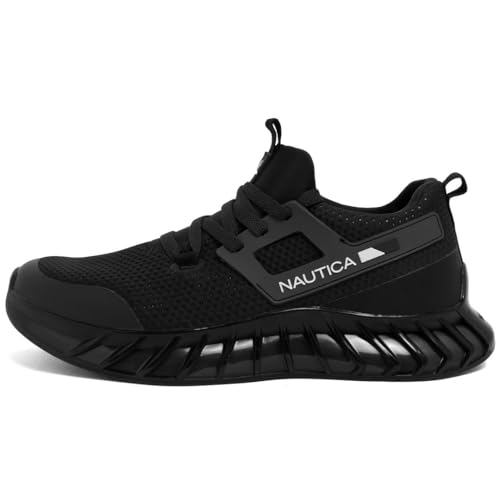 Image of Nautica Men's Casual Fashion Sneakers - Lightweight Lace-Up Athletic Walking Shoes for Gym & Tennis, Comfortable