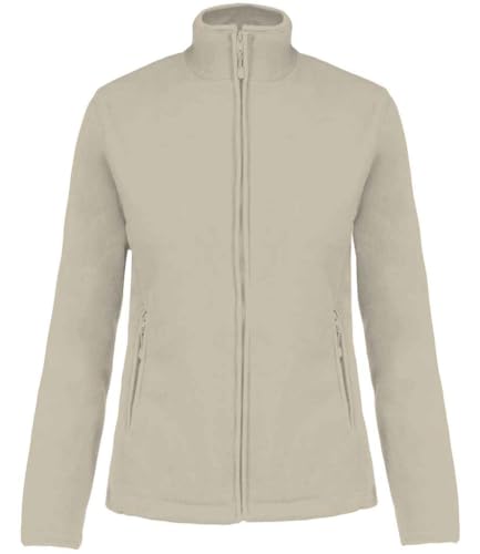 COOZO Ladies Maureen Micro Fleece Jacket - Beige - XS