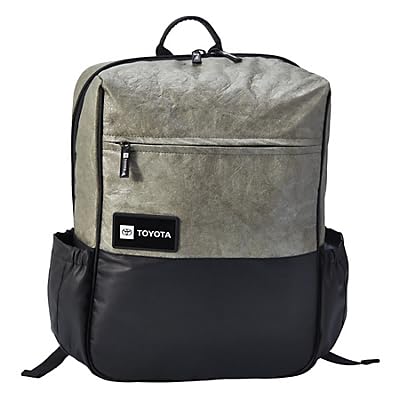 Toyota Neox Hexyl Backpack, Water-Resistant HDPE, Black/Gray, (TO436600)