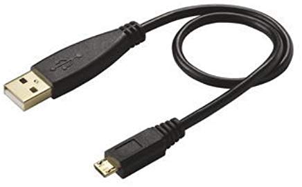 Gigaware12-inch USB-A Male to Micro USB-B Male Cable