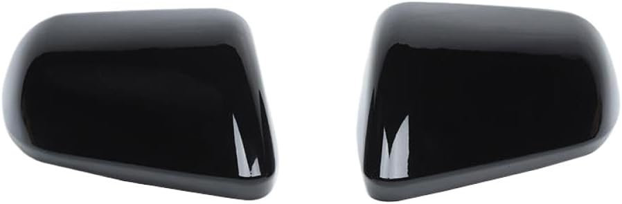 Side Rearview Mirror Cover Compatible With Mustang 2015 2016 2017 2018 2019(USA Black)
