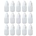 Bettomshin 15Pcs 5ml PE Plastic Squeezable Eye Liquid Dropper Bottles Small Mouth Drop Bottles Empty Squeezable Liquid Dropper Bottle White