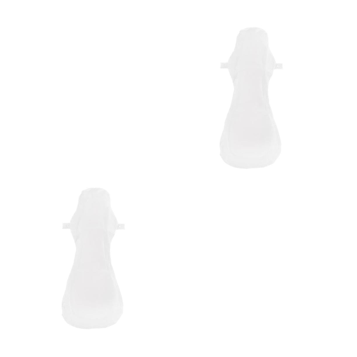 FOMIYES 2sets Menstrual Cloth Sanitary Napkin Washable Sanitary Napkins Leakproof Sanitary Napkin Reusable Sanitary Pads Washable Sanitary Pad Leakproof Panties Mama Pads White 2pcs*2