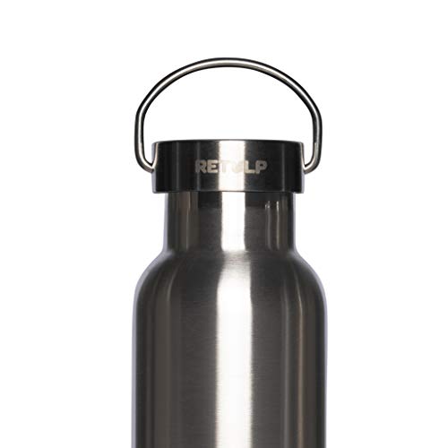 Retulp Urban Drinkfles thermosfles dubbelwandig, Zilver, 500 ml - Afbeelding 3