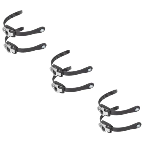 GOOHOCHY 3sets Lightweight Skate Shoe Buckle Straps Outdoor Roller Skates Replaceable Ice Straps Easy Fix 2pcs*3