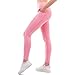 Legging de sport Femme - Rose M - Squat proof - Fitness, Yoga, Jogging, Running, Workout - Vetement Doublé, Push et Elastique à la taille - Legging de Sport Femme avec poche pour sport fitness