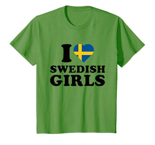 I Love Swedish Girls T-Shirt