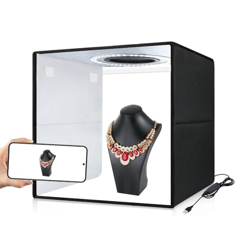 30cm折りたたみ式 3モード デュアルカラーリングライト 写真照明スタジオ撮影テントボックスキット（6色PVC背景付き）展開サイズ：30cm x 30cm x 30cm（ブラック）