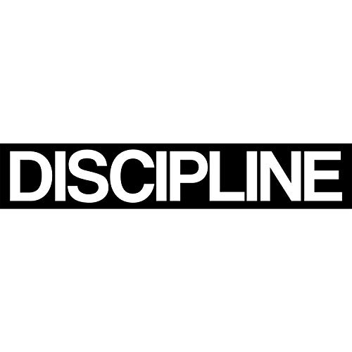 My Vinyl Story | Discipline | Motivational Large Gym Wall Decal Quote for Home Gym Fitness Workout Motivational Wall Art Decor Vinyl Removable Sticker