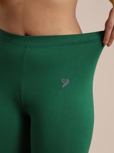 Image of TWIN BIRDS Tailored Cut and Classic Fit Super Stretchable Elastane Fabric Churidar Leggings for Women