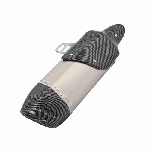 Silencieux moto 51mm double trou atténue le bruit excessif