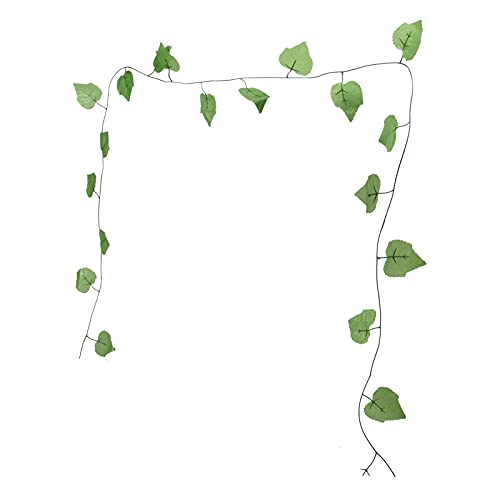 SALALIS Ratán de Hoja de UVA Artificial, decoración de Columpio de jardín Tecnología de...